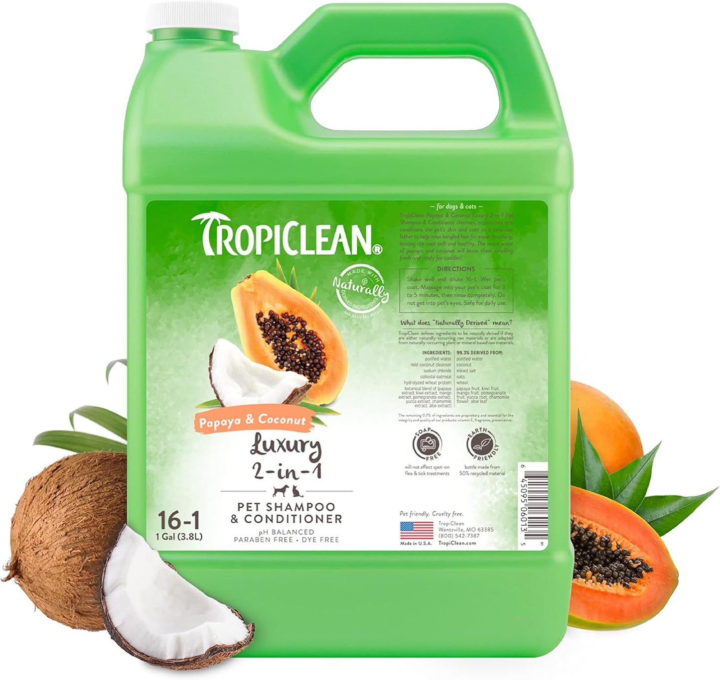 Tropiclean Luxury 2-in-1 Shampoo and Conditioner
