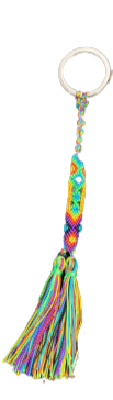 Collarpet Handmade Braided Nylon Keychain — Mexican Artisan Made | 3 Styles