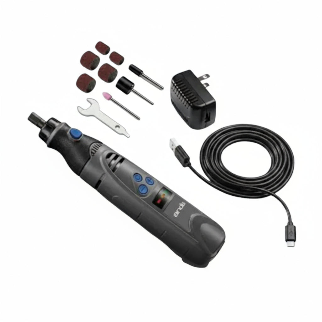 Andis 6-Speed Cord Cordless Nail Grinder for Dogs and Cats