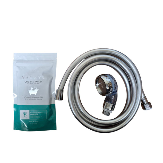 Nagayu Starter Kit Canada – 2016 Shower Head, 200cm Hose & 10 Tablets