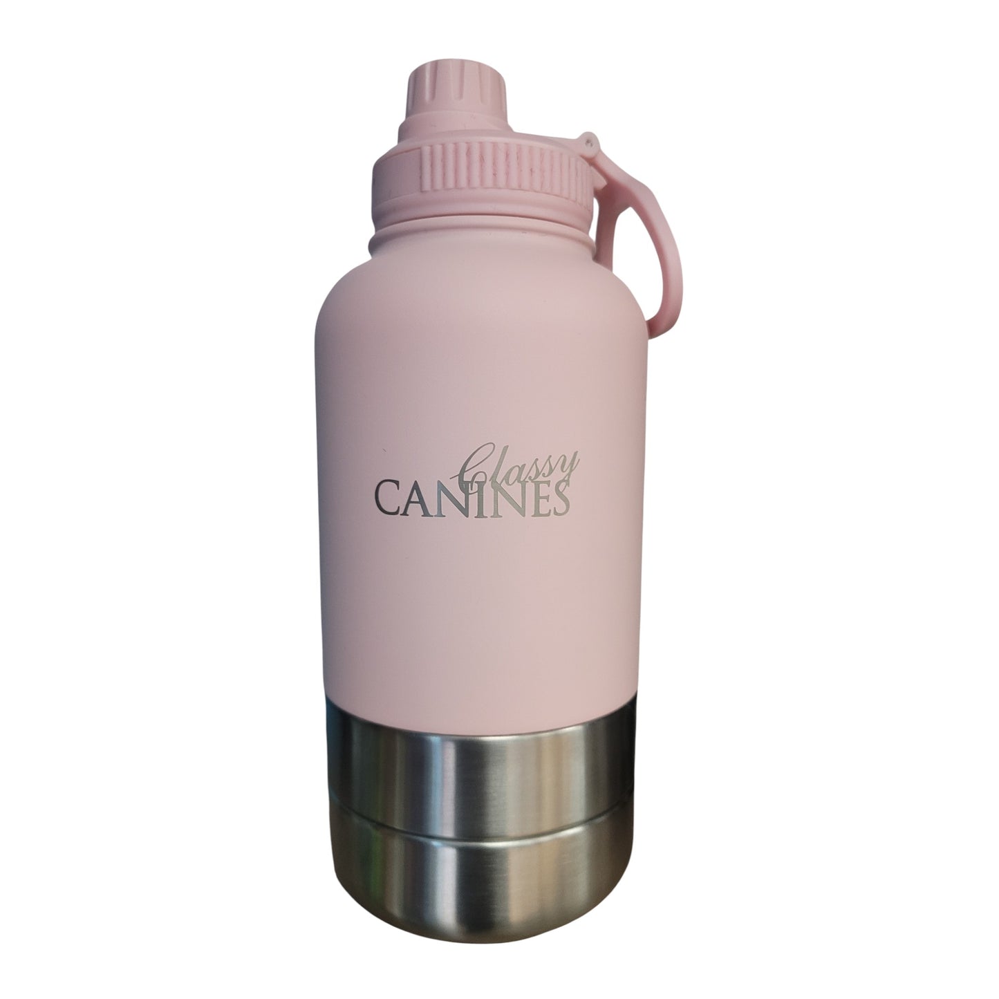 32oz Insulated Stainless Steel Water Bottle with Detachable Dishes, Leak-Proof Lid