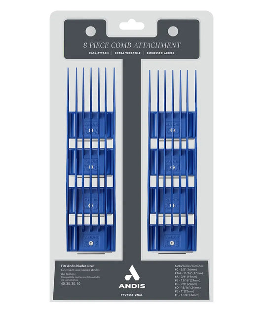 Andis - Universal Clip Combs - Set of 8