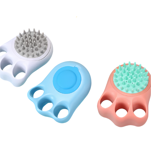 Pawprint Massage Brushes