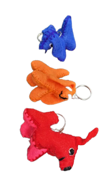 Collarpet Handmade Braided Nylon Keychain — Mexican Artisan Made | 3 Styles