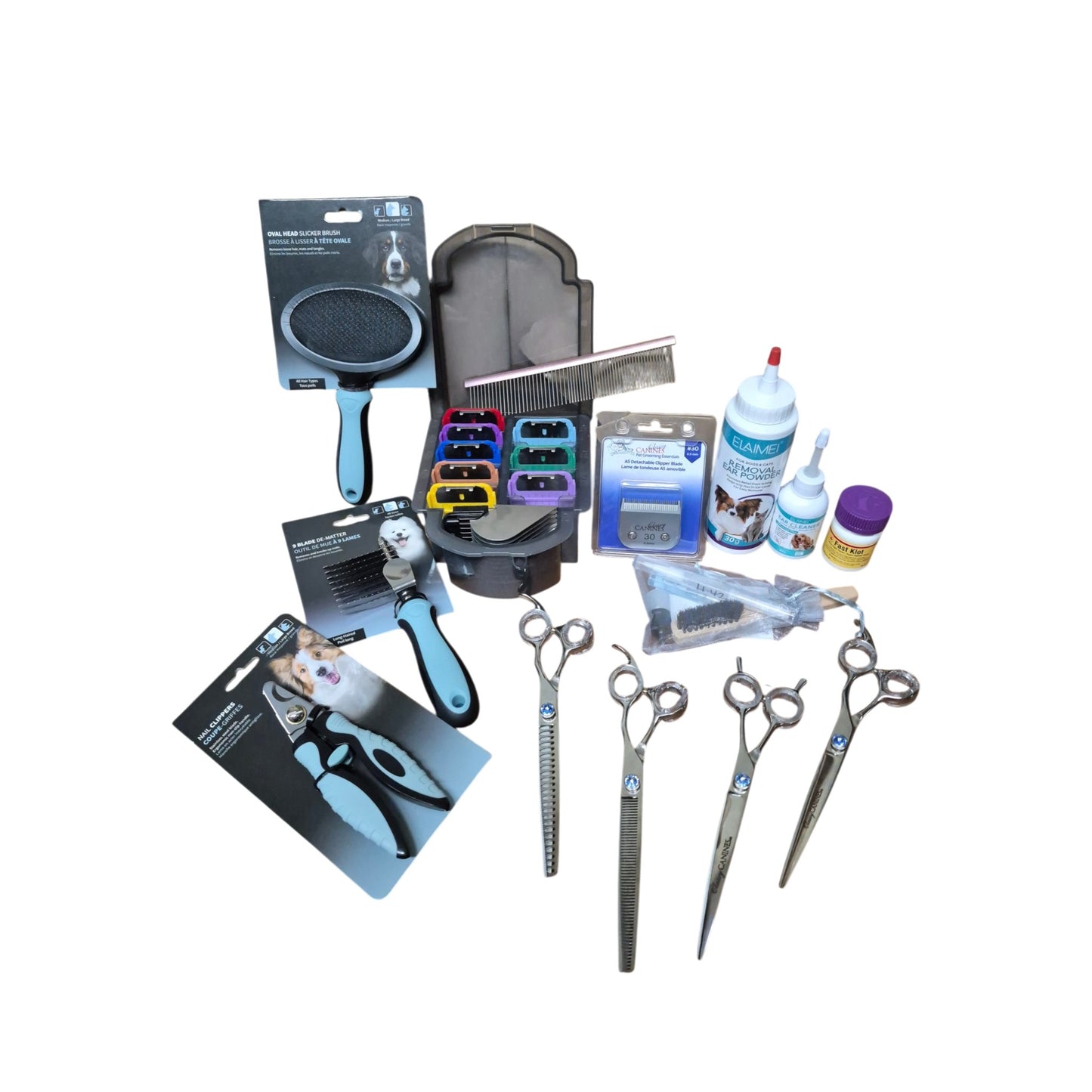 Classy Canines Poodle Grooming Lesson Kit — Professional Tools for Home Groomers