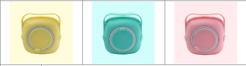 Square Rubber massage brushes