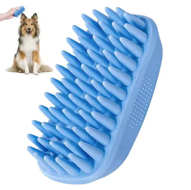 Coarse Rubber Massage Brush / Undercoat Remover