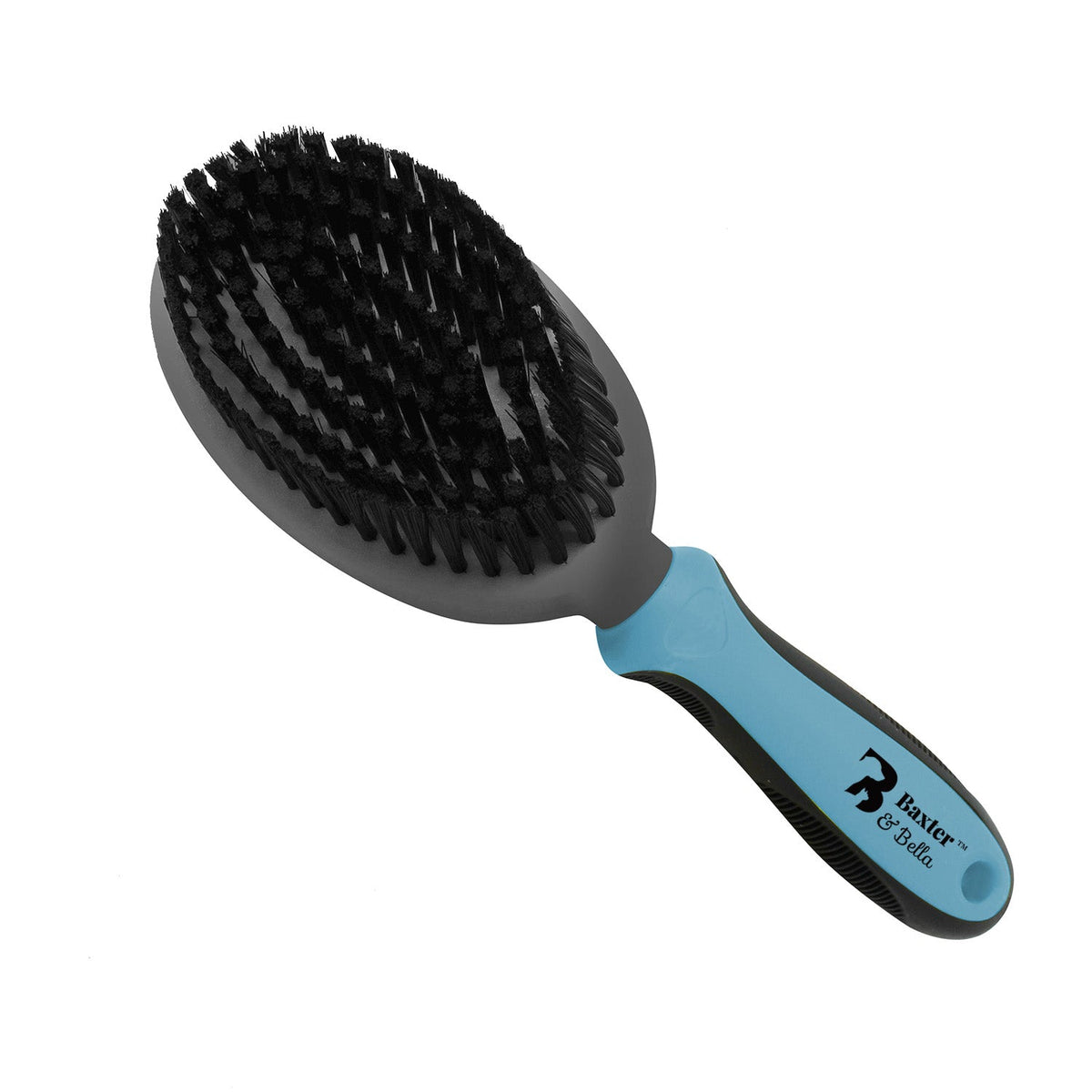 Double sided brush for cats and dogs. Pins on one side bristles on the other 