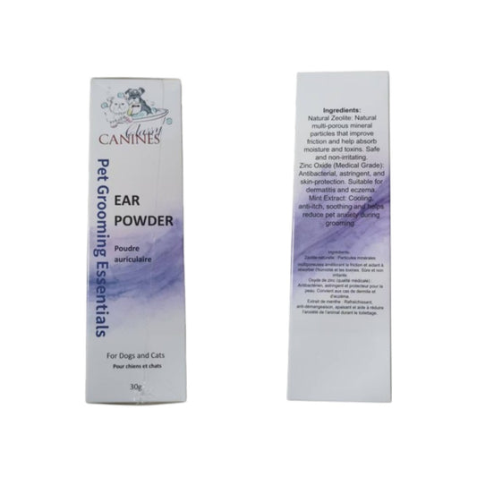 Classy Canines Ear Plucking Powder for Dogs & Cats — 30g