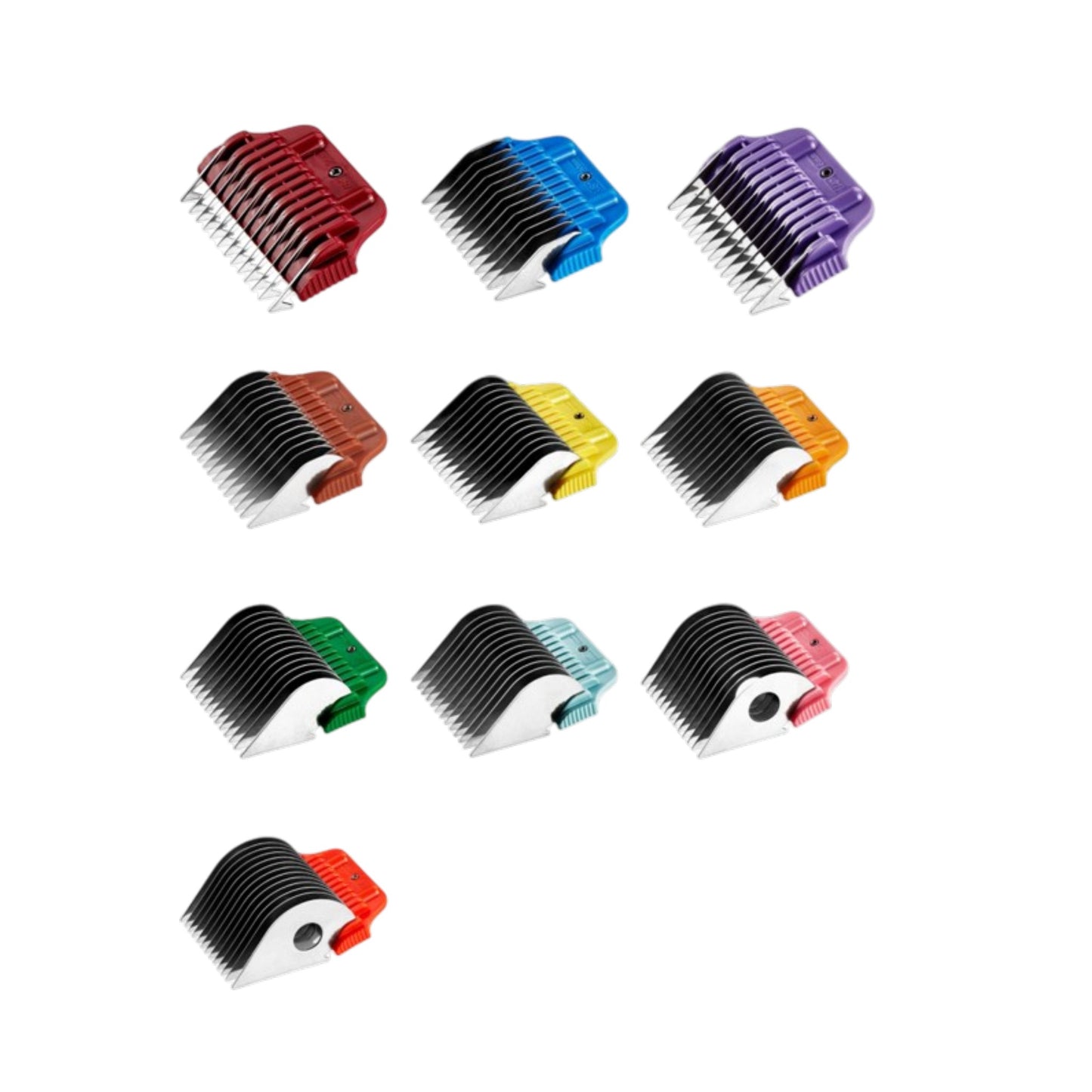 Heiniger WIDE Stainless-Steel Clip Combs for A5 Detachable WIDE Blades | 3 mm–32 mm Sizes | Swiss-Made