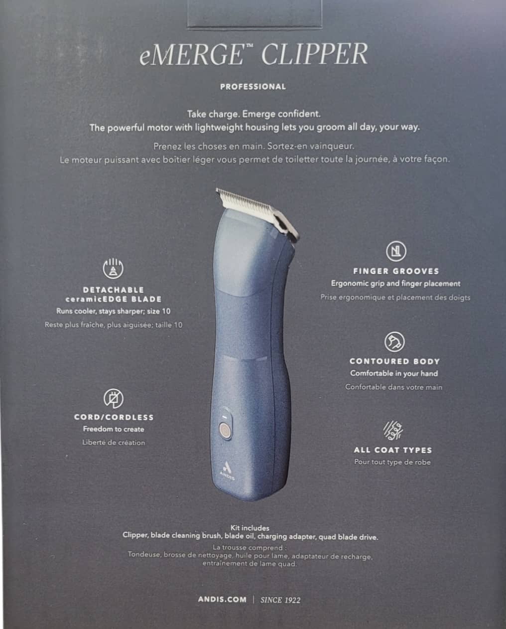 Andis - eMerge Cord/Cordless Clippers