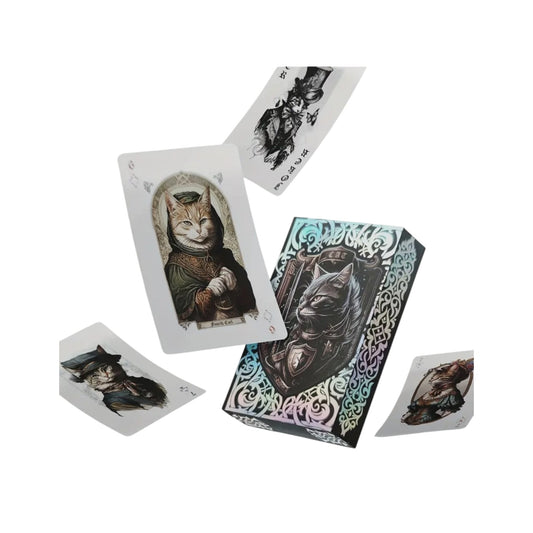 Regal Cats Illustrated Playing Cards