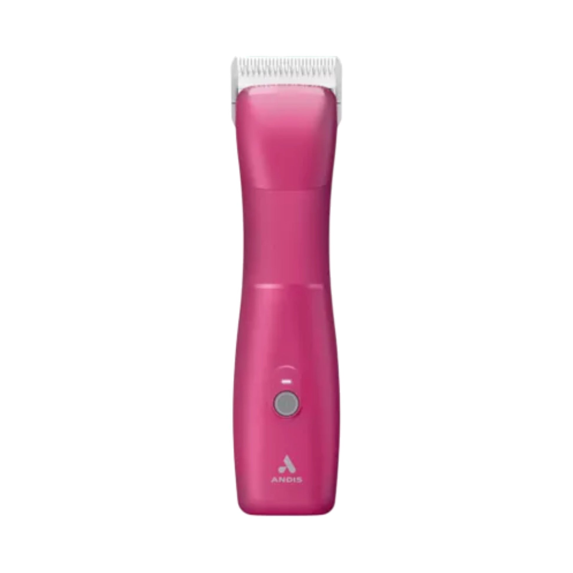 Pink Andis eMERGE corded and cordless professional clipper for pet grooming