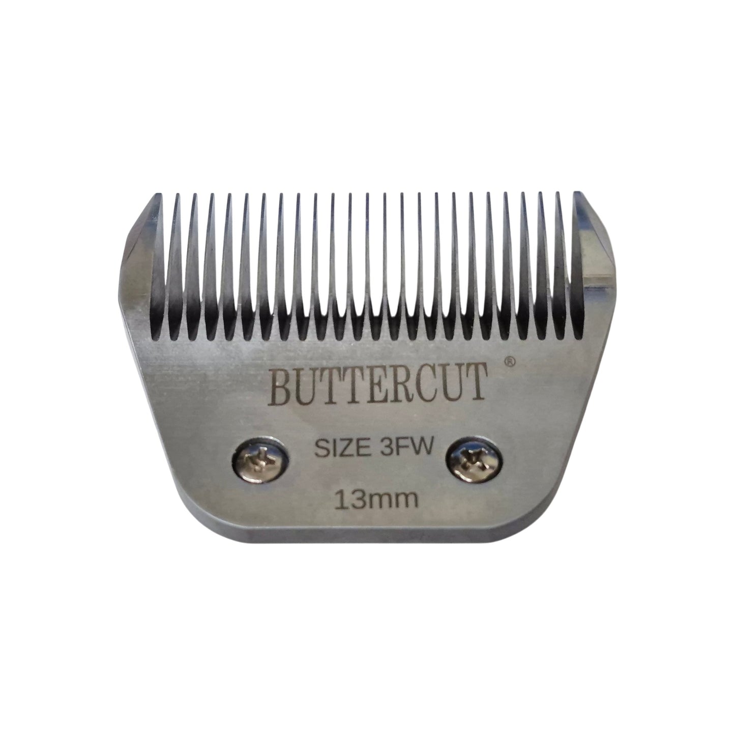 A Buttercut 3FW Wide A5 clipper blade, 1/2 inch (13 mm) cut length