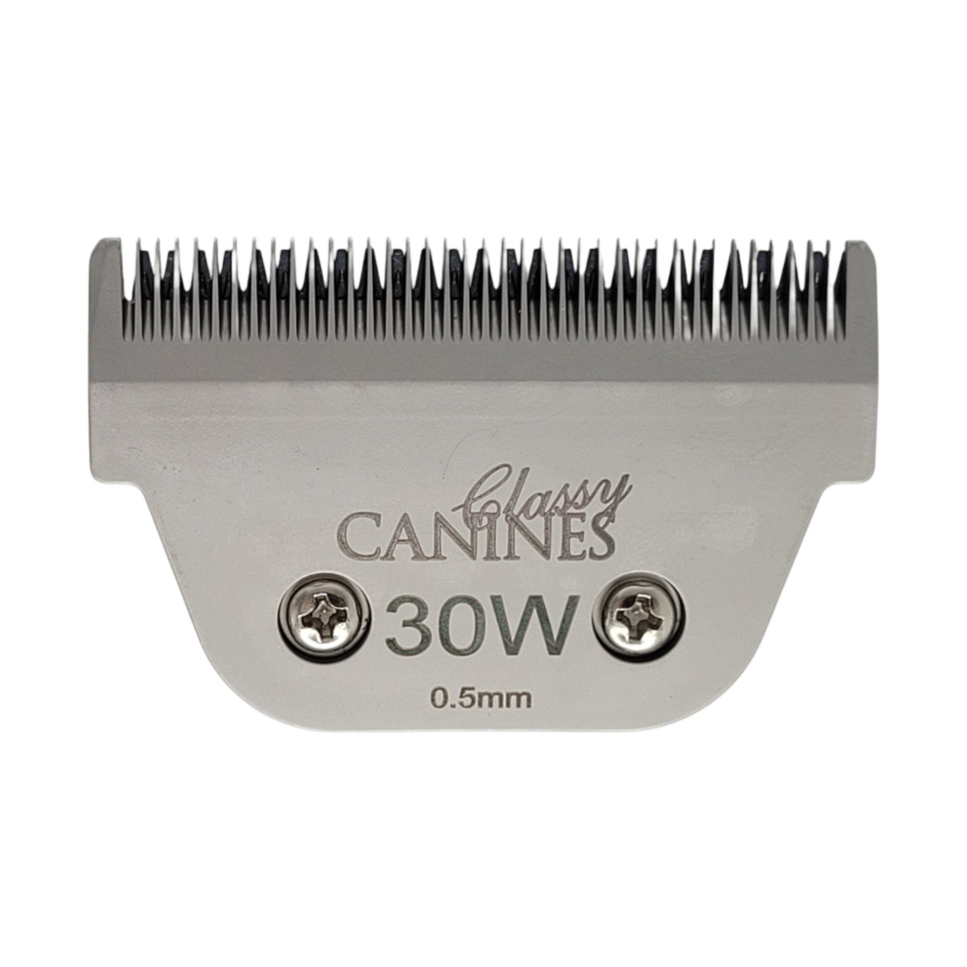 Classy Canines #30W wide A5 detachable clipper blade with 0.5 mm cutting length for professional pet grooming
