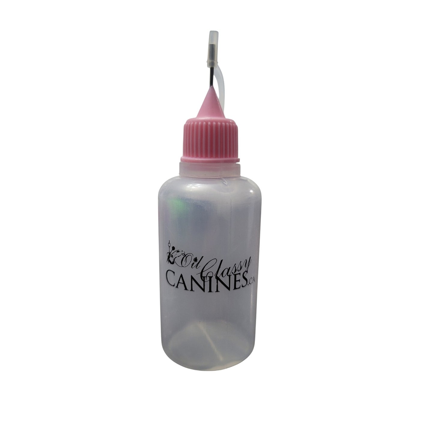 Classy Canines 30 ml Oil Dispenser Bottle with Needle Tip – Available in 8 Lid Colors
