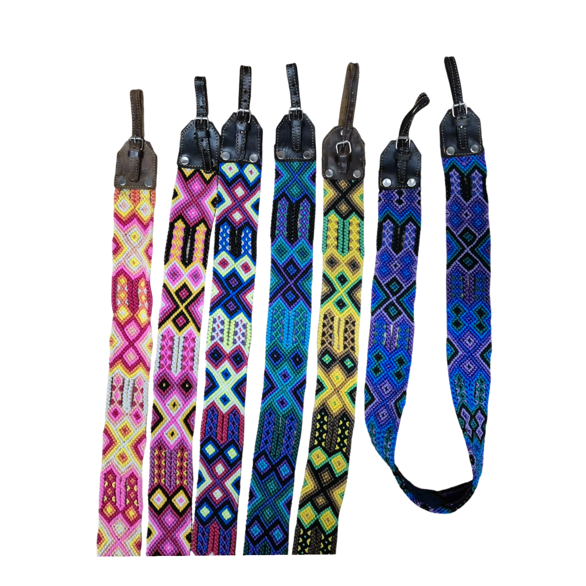 Colourful CollarPet handcrafted woven multi-purpose strap for cameras, purses, bags and instruments
