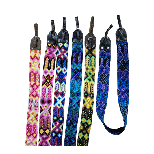 Colourful CollarPet handcrafted woven multi-purpose strap for cameras, purses, bags and instruments
