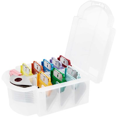 Heiniger Snap-On Clip Comb Set Standard A5 (9-Piece 3 mm – 32 mm) | Fits A5 Detachable Blades | Classy Canines