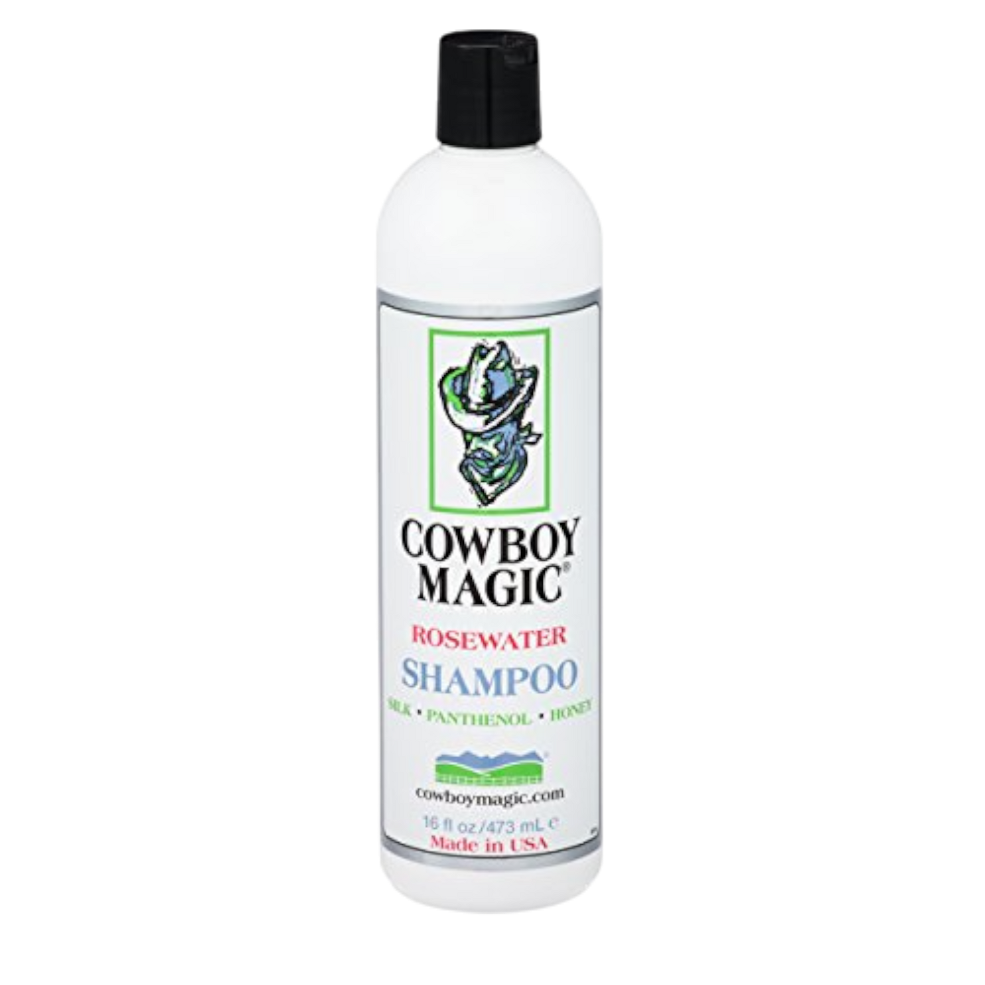 Cowboy Magic Rosewater Shampoo 16 oz bottle