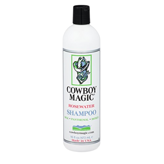 Cowboy Magic Rosewater Shampoo 16 oz bottle