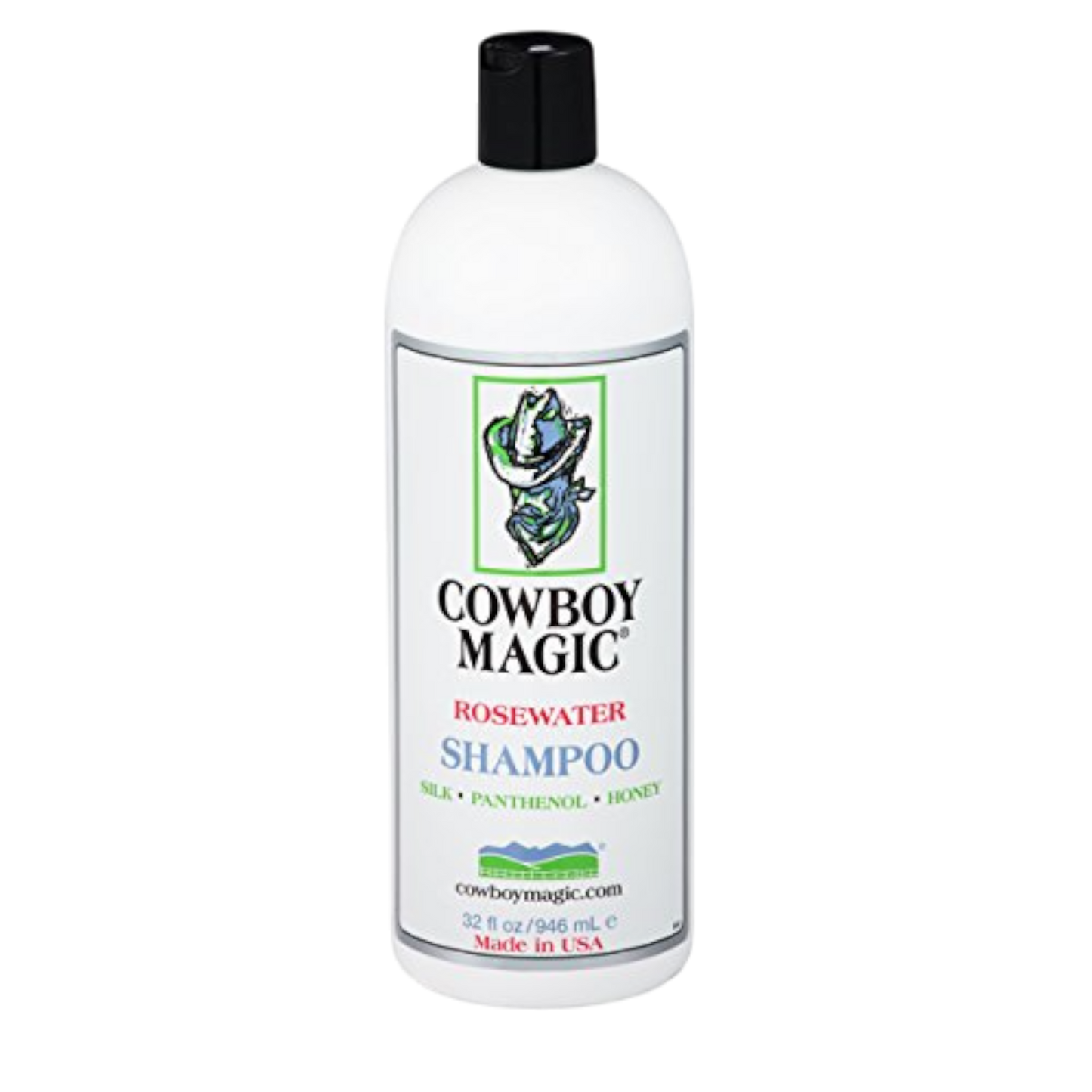 Cowboy Magic Rosewater Shampoo 32 oz bottle