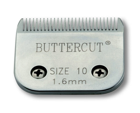 Geib Buttercut #10 stainless steel clipper blade 1.6 mm (1/16") cut length