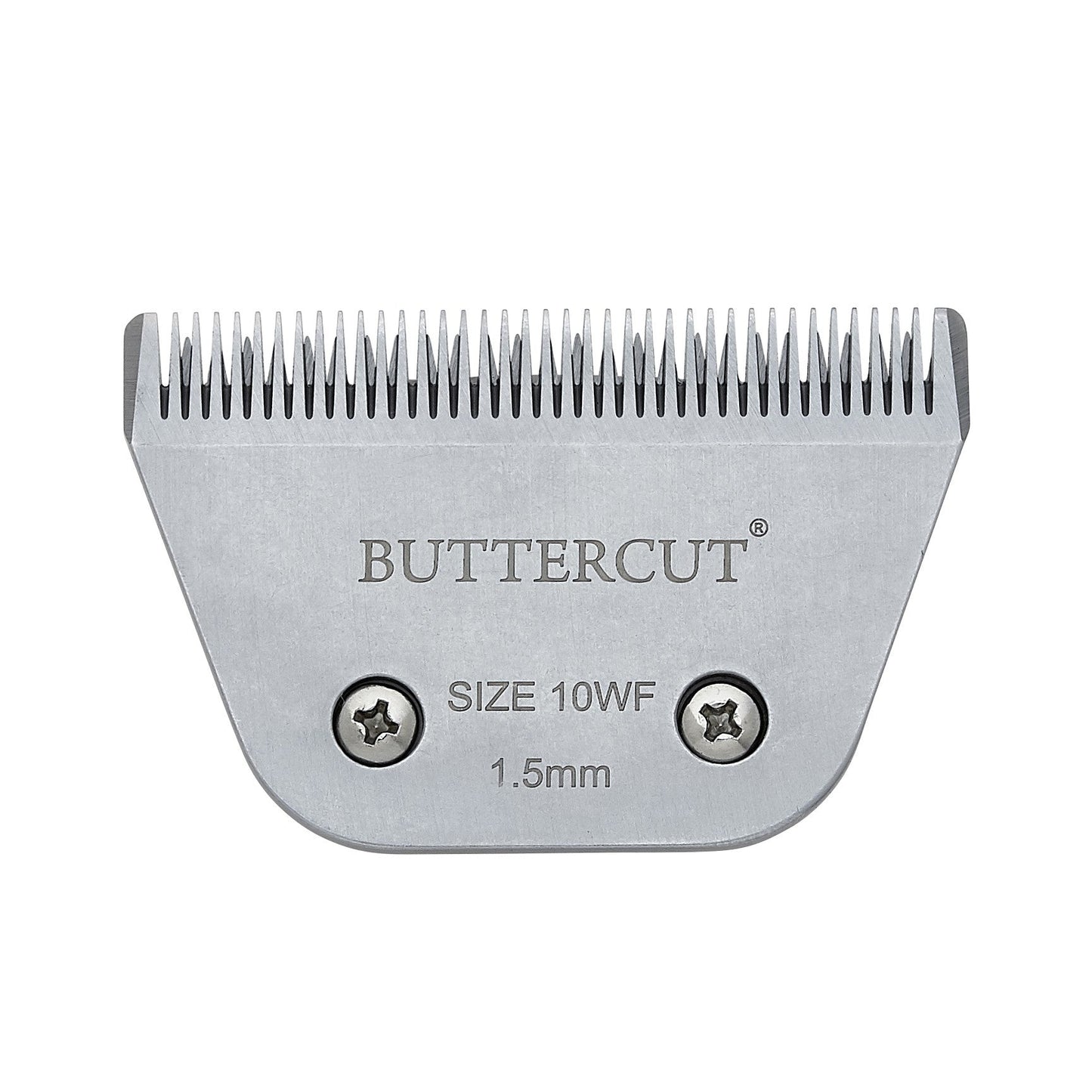 Geib Buttercut #10 Wide stainless steel clipper blade 1.6 mm (1/16") cut length