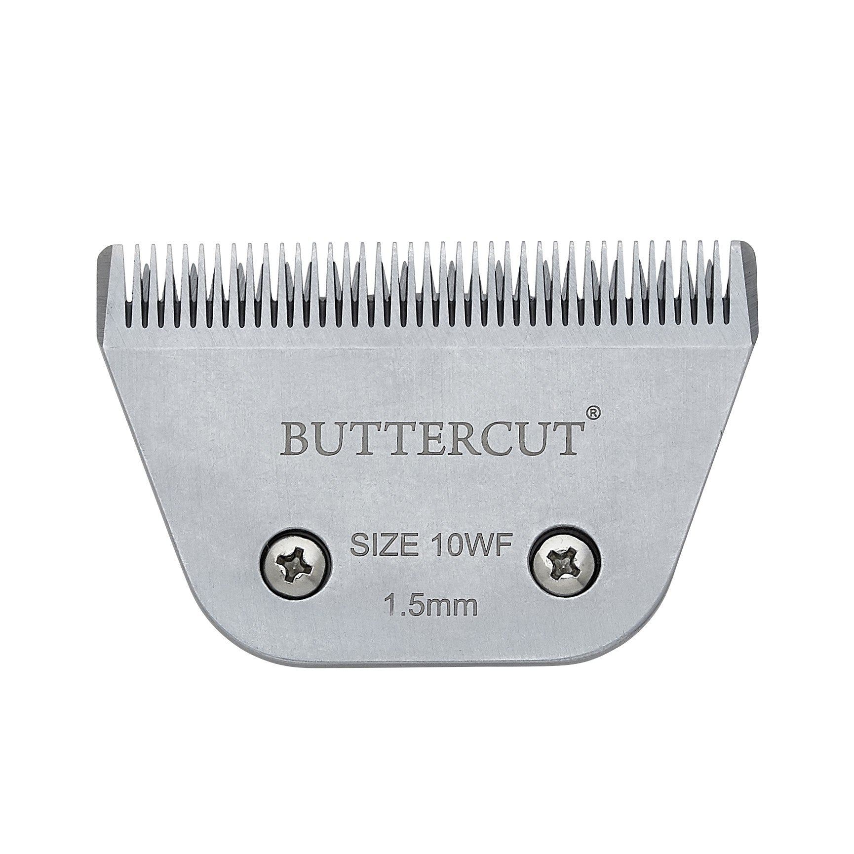 Geib Buttercut #10 Wide stainless steel clipper blade 1.6 mm (1/16") cut length