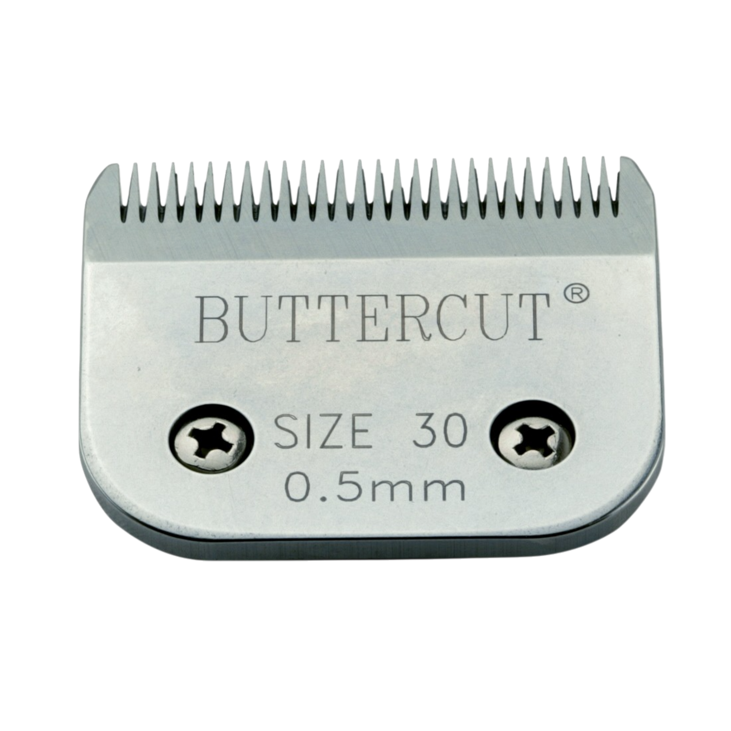 Geib Buttercut #30 stainless steel clipper blade 0.5 mm (1/50") cut length