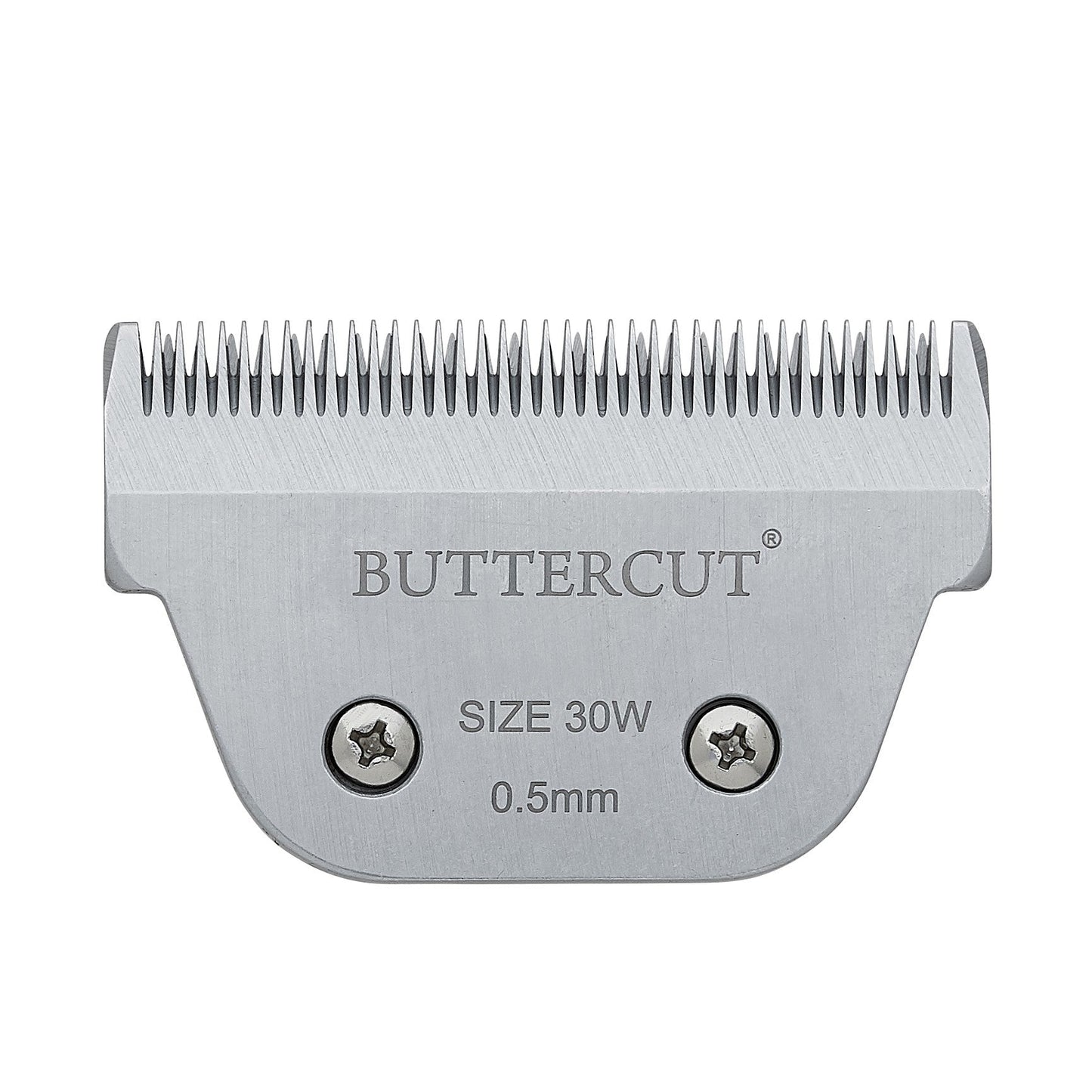 Geib Buttercut #30 Wide stainless steel clipper blade 0.5 mm (1/50") cut length