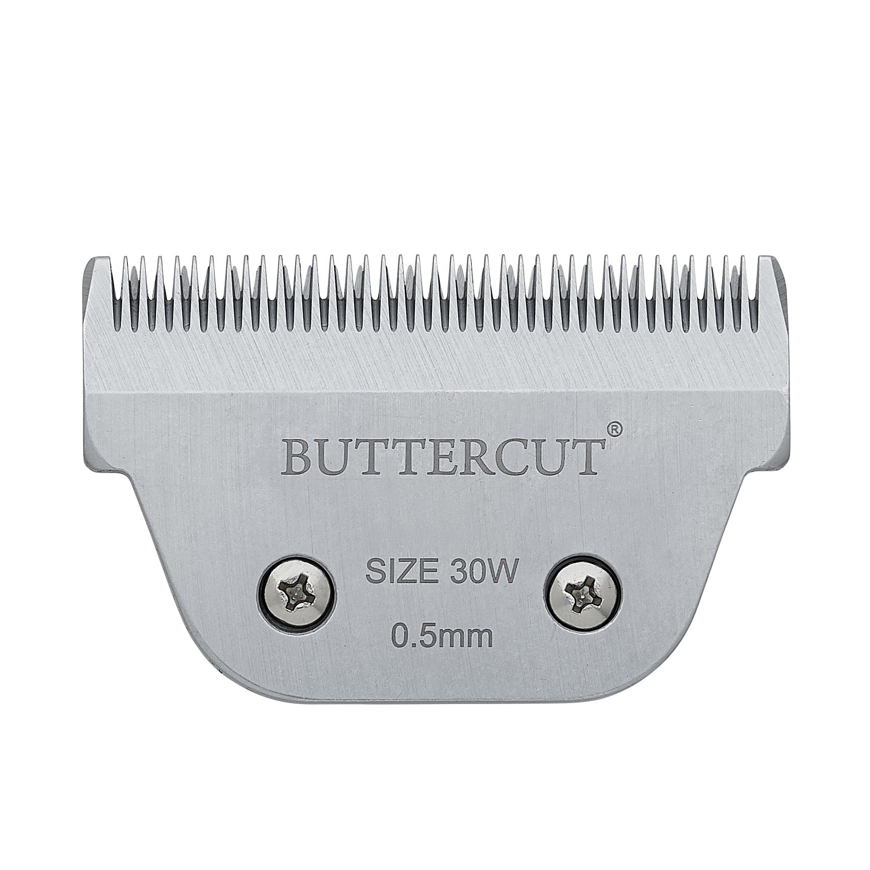 Geib Buttercut #30 Wide stainless steel clipper blade 0.5 mm (1/50") cut length