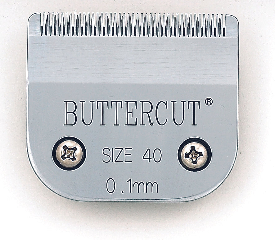 Geib Buttercut #40 stainless steel clipper blade 0.1 mm (1/100") cut length