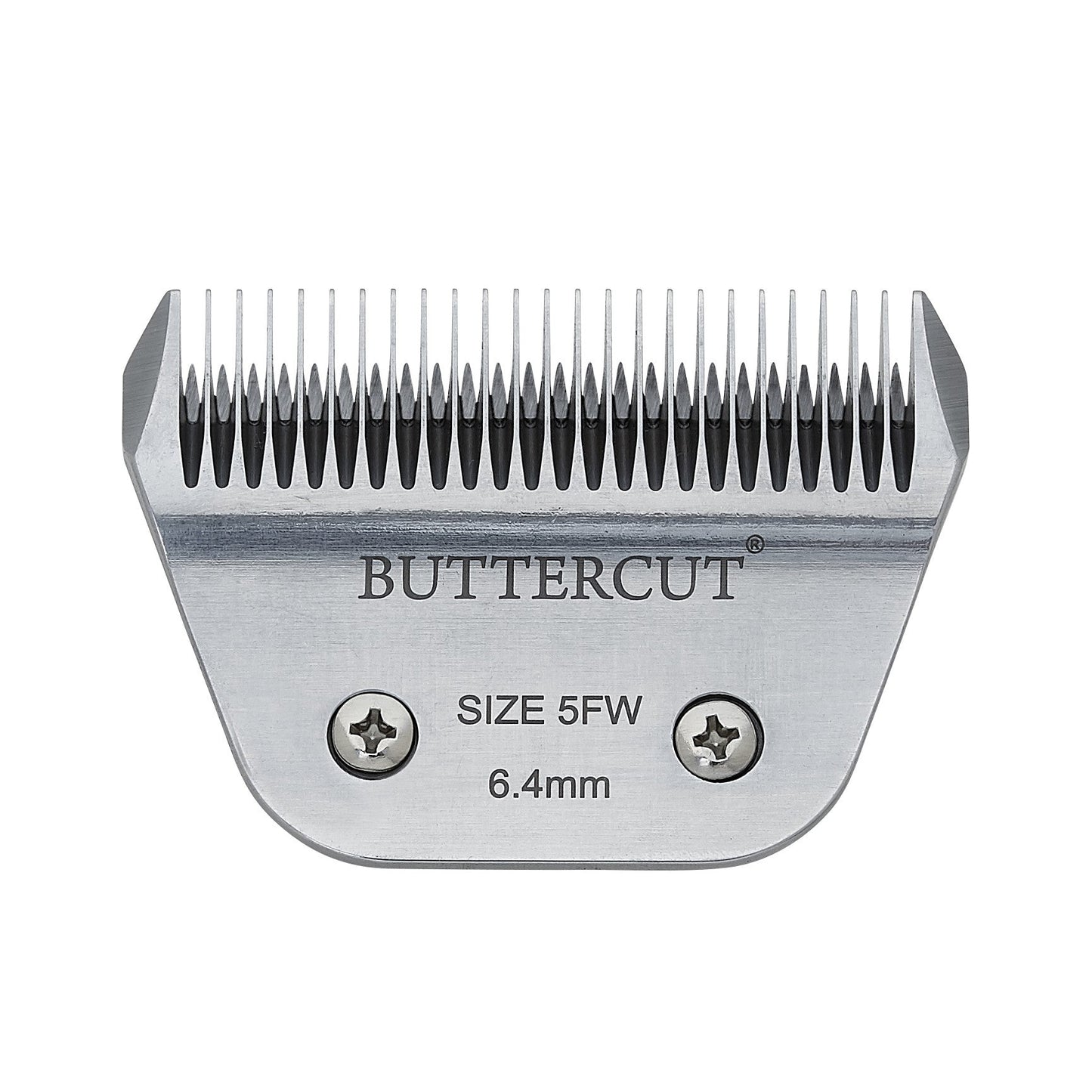 Geib Buttercut #5F Wide stainless steel clipper blade 6.4 mm (1/4") cut length