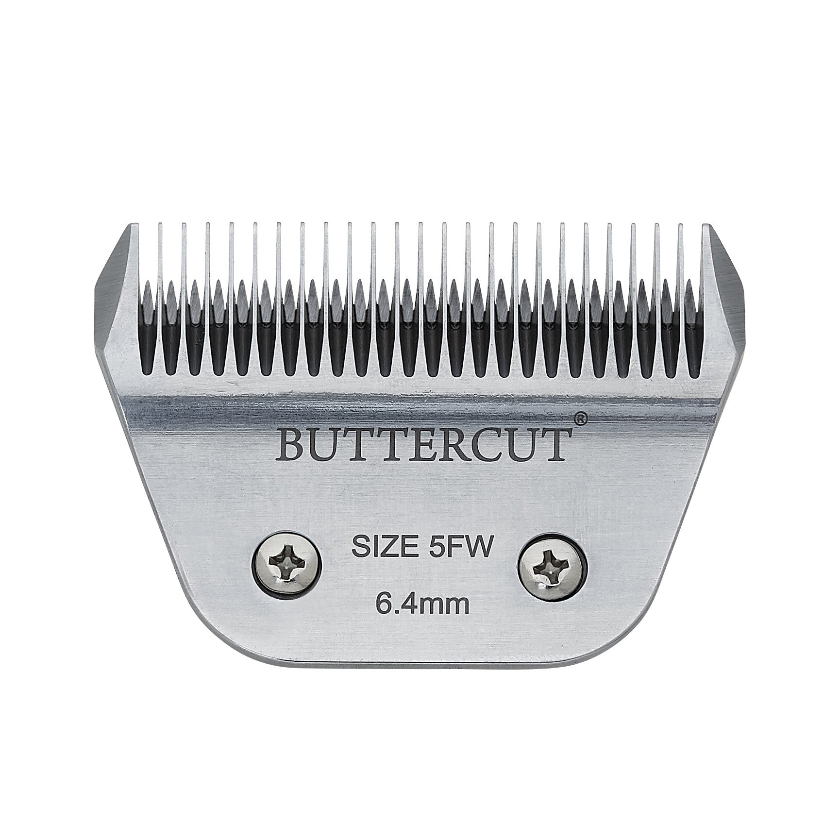 Geib Buttercut #5F Wide stainless steel clipper blade 6.4 mm (1/4") cut length
