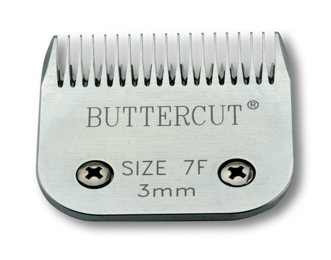 Geib Buttercut #7F stainless steel clipper blade 3.2 mm (1/8") cut length