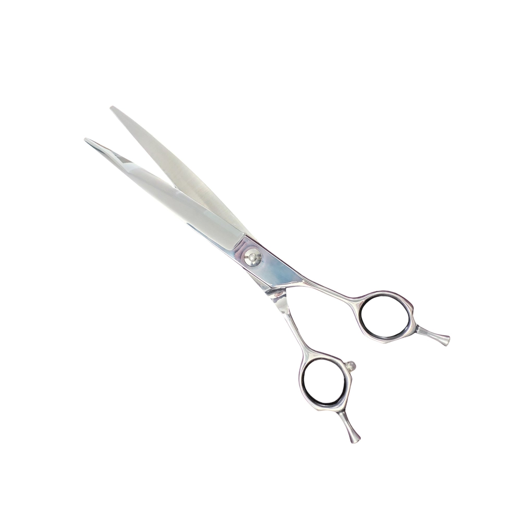Ghost 7 inch professional extreme curved shears for rounded and sculpted dog grooming
