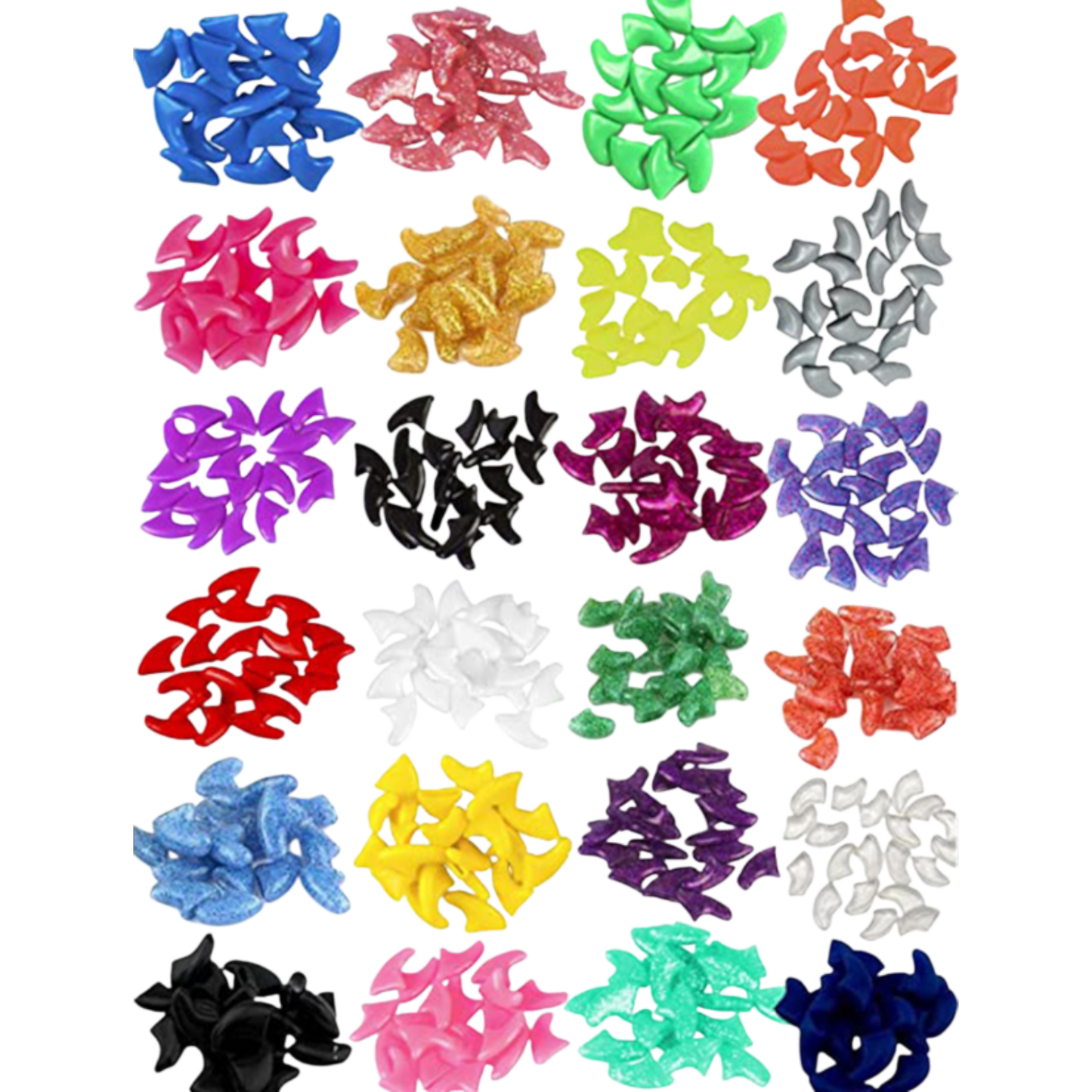 Cat Nail Caps – Soft Protective Claw Covers for Cats – XS/S/M/L Sizes, Multiple Colours (20PCS)