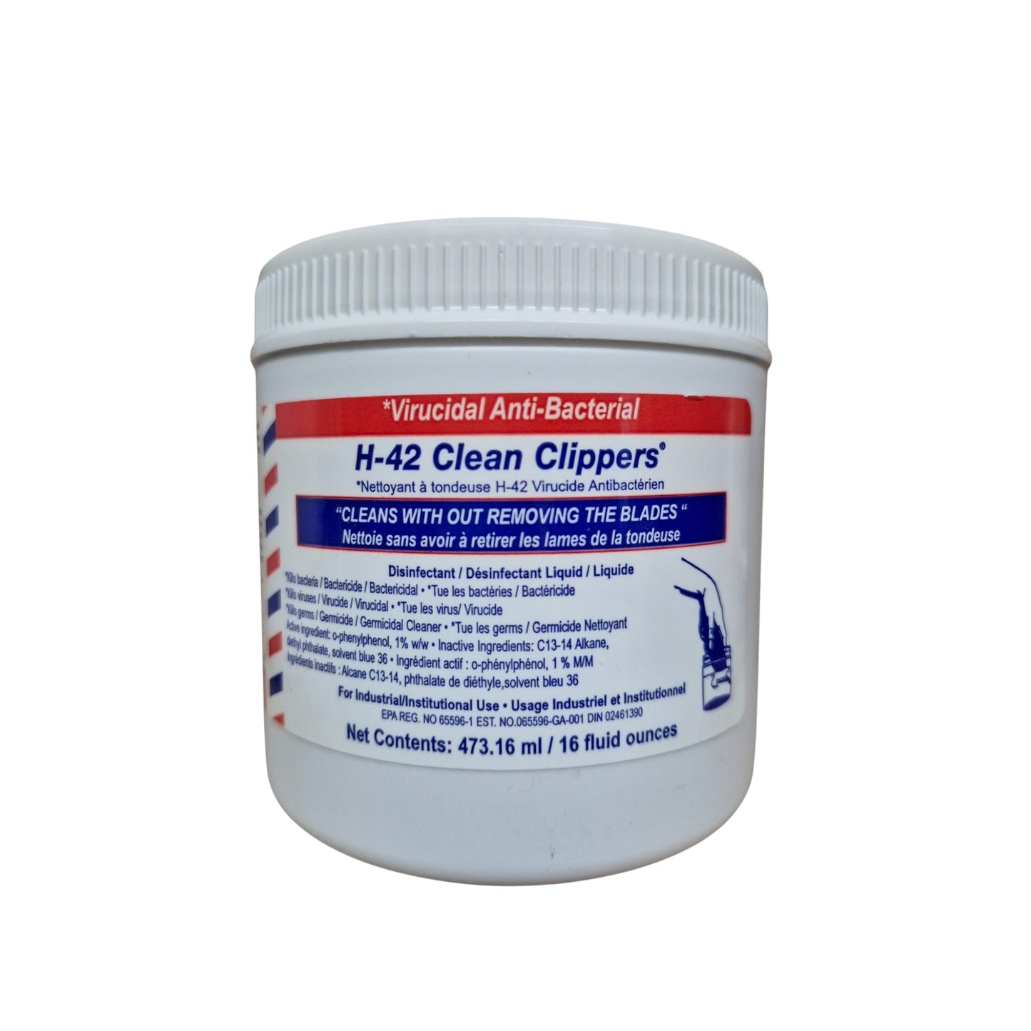 H-42 Clean Clippers – Professional Antibacterial & Virucidal Grooming Tool Cleaner
