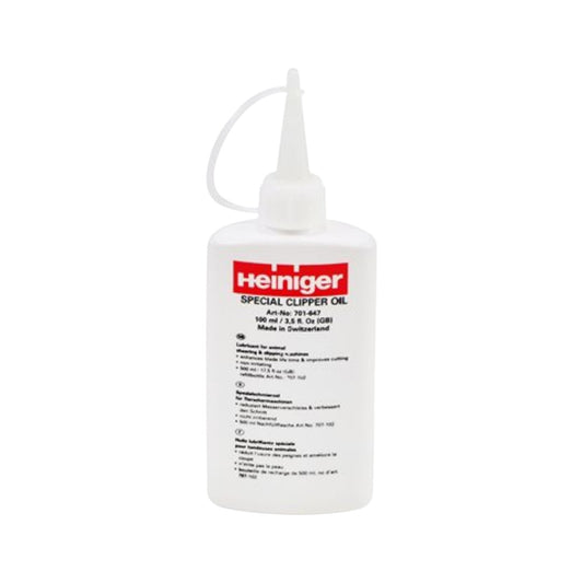 Heiniger Special Clipper Oil – Non-Toxic Biodegradable Blade Oil