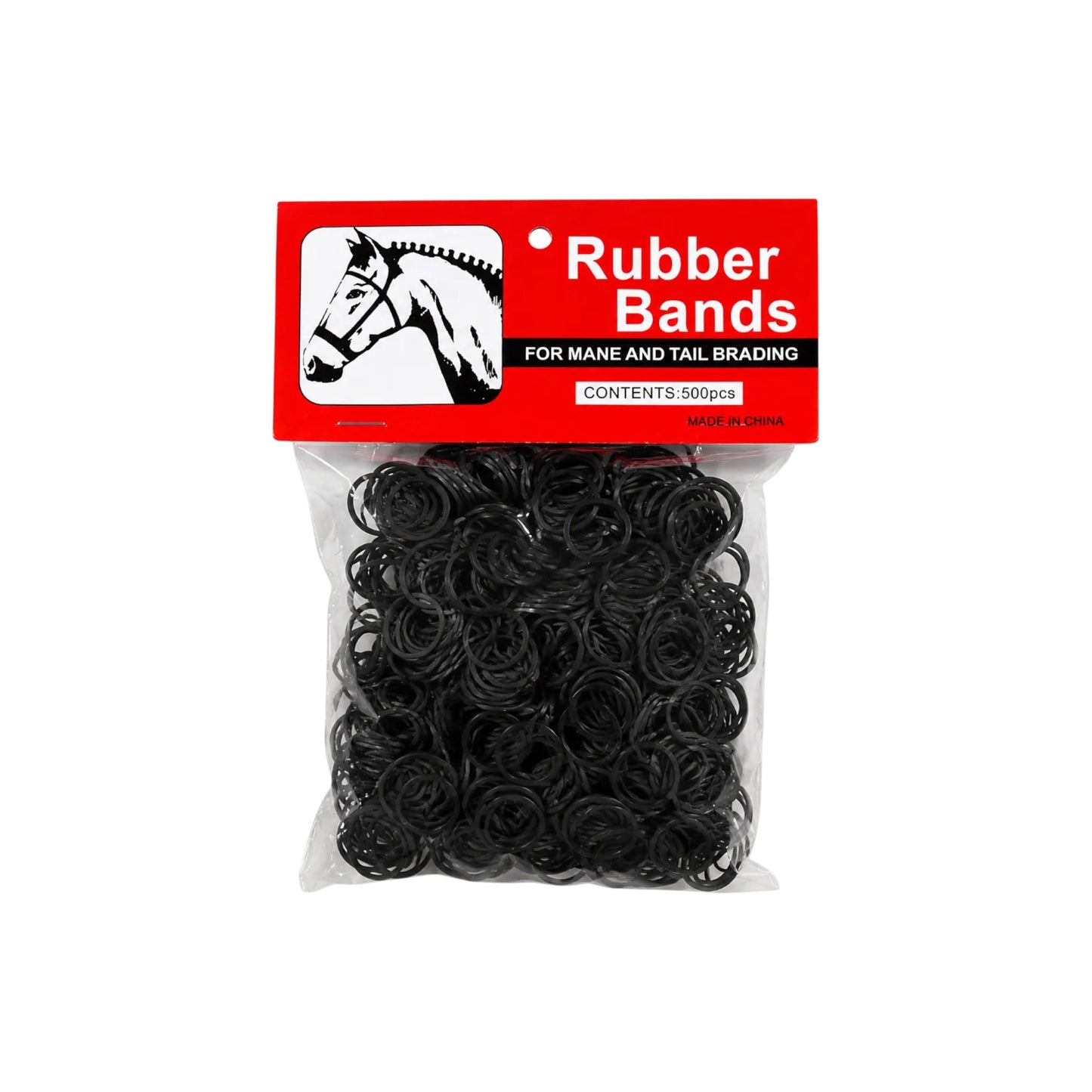 Horse Mane & Tail Braiding Bands – 500 Pack
