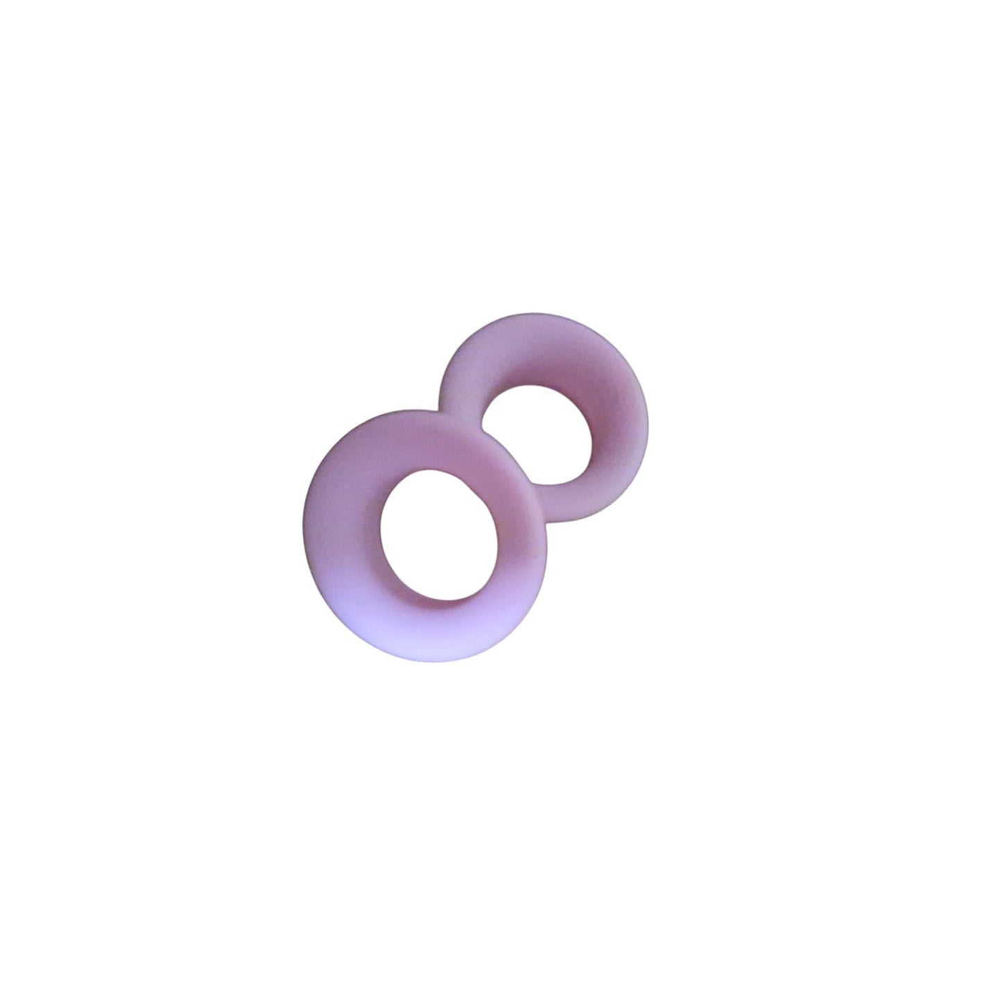 Lavender soft silicone scissor finger inserts for grooming and hairdressing shears