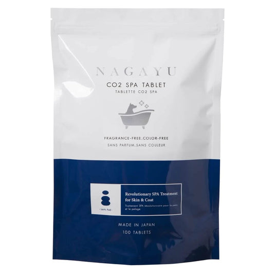 Nagayu CO₂ Spa Tablets for Pets – Original & Coconut Oil | Professional Skin & Coat Treatment for Dogs & Cats | 10ct & 100ct