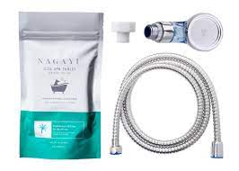 Nagayu CO₂ Skin Hydrotherapy Starter Kits – Original & Coconut Oil | 2016 Shower Head, 200 cm Hose & 10 Spa Tablets | Professional Pet Spa Systems