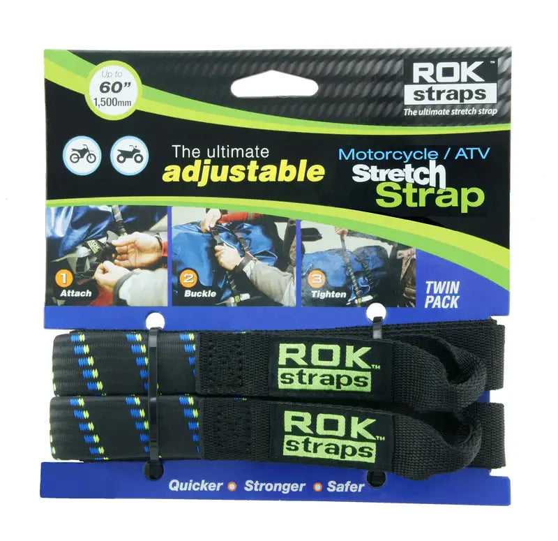 ROKstraps Motorcycle / ATV Stretch Strap - 60"