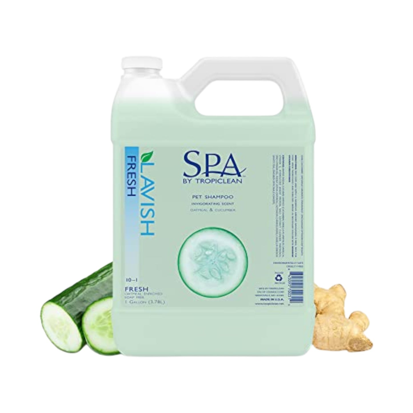 SPA by TropiClean Lavish Pet Shampoo - Fresh - 1 Gallon